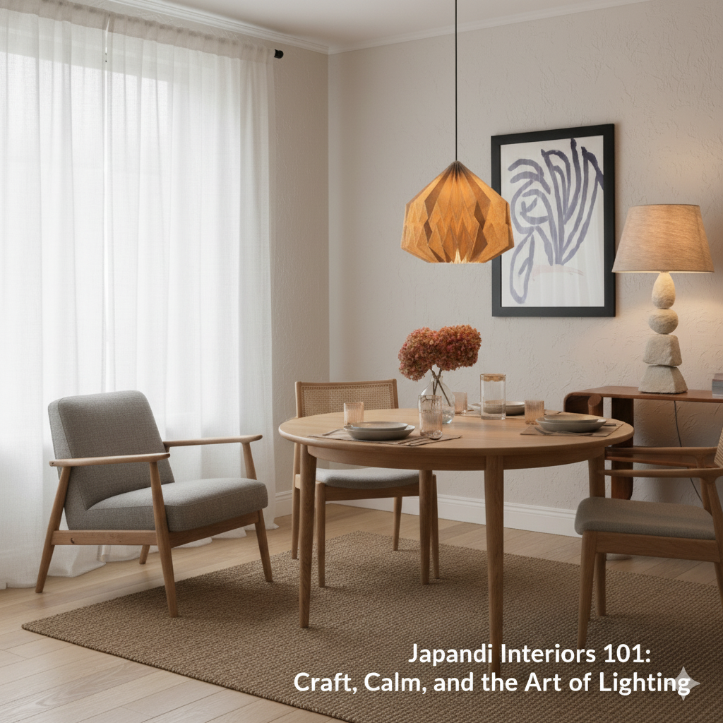 Japandi Interiors 101: Craft, Calm, and the Art of Lighting