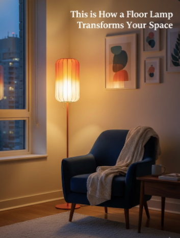 This is How a Floor Lamp Transforms Your Space Instantly