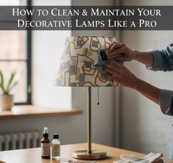 How to Clean & Maintain Your Decorative Lamps Like a Pro