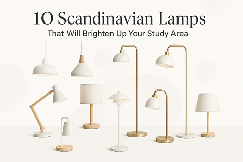 10 Scandinavian Lamps That Will Brighten Up Your Study Area
