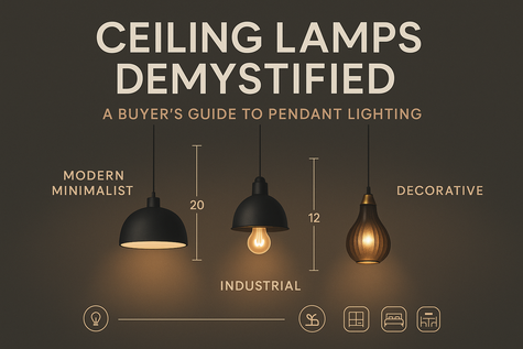 Ceiling Lamps Demystified: A Buyer's Guide to Pendant Lighting