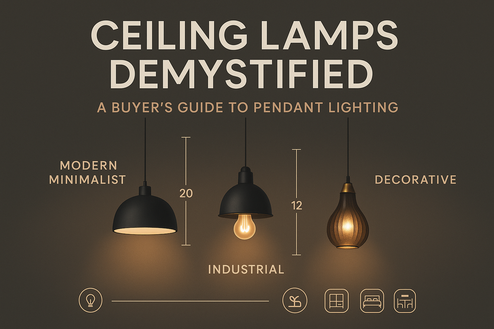 Ceiling Lamps Demystified: A Buyer's Guide to Pendant Lighting
