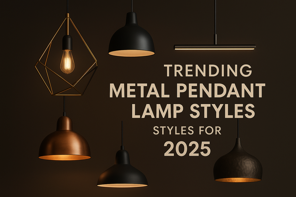 Trending Metal Pendant Lamp Styles for 2025