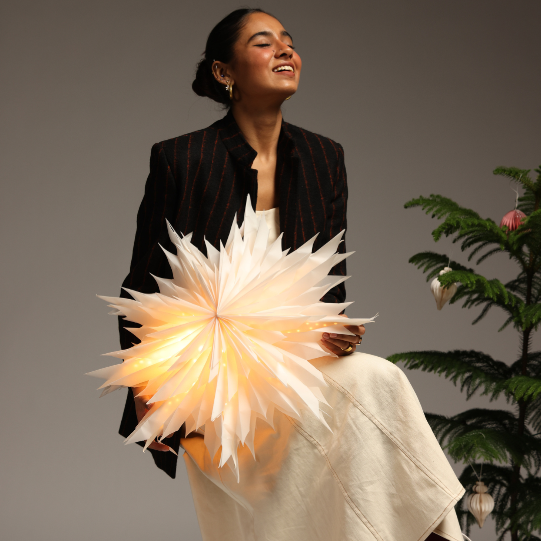 Snowflake Flower Festive Light - Christmas Decor Hanging