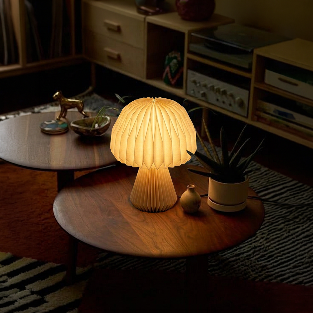 Mushroom - Origami Table Lamp