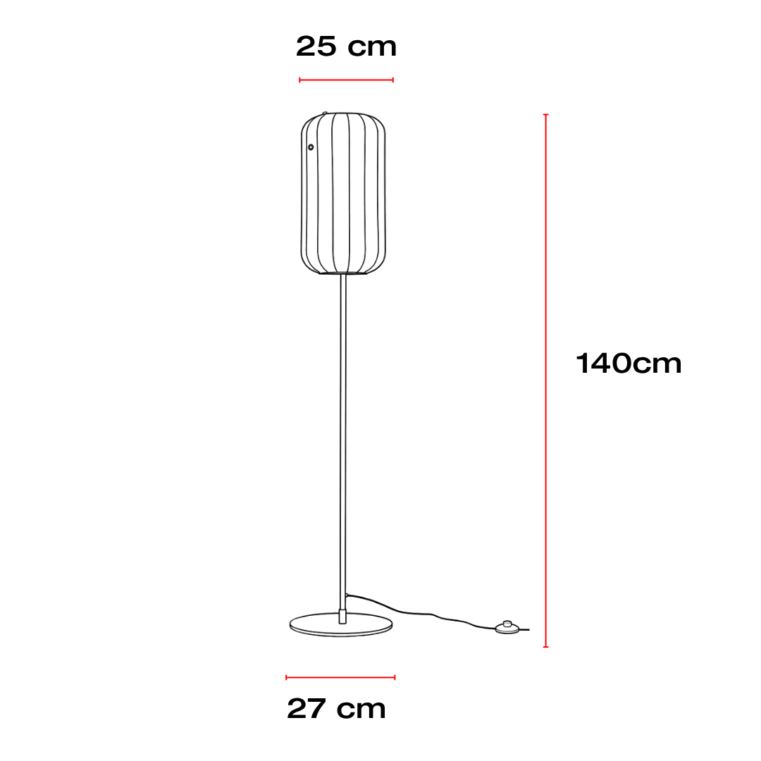 Horizon collection floor lamp