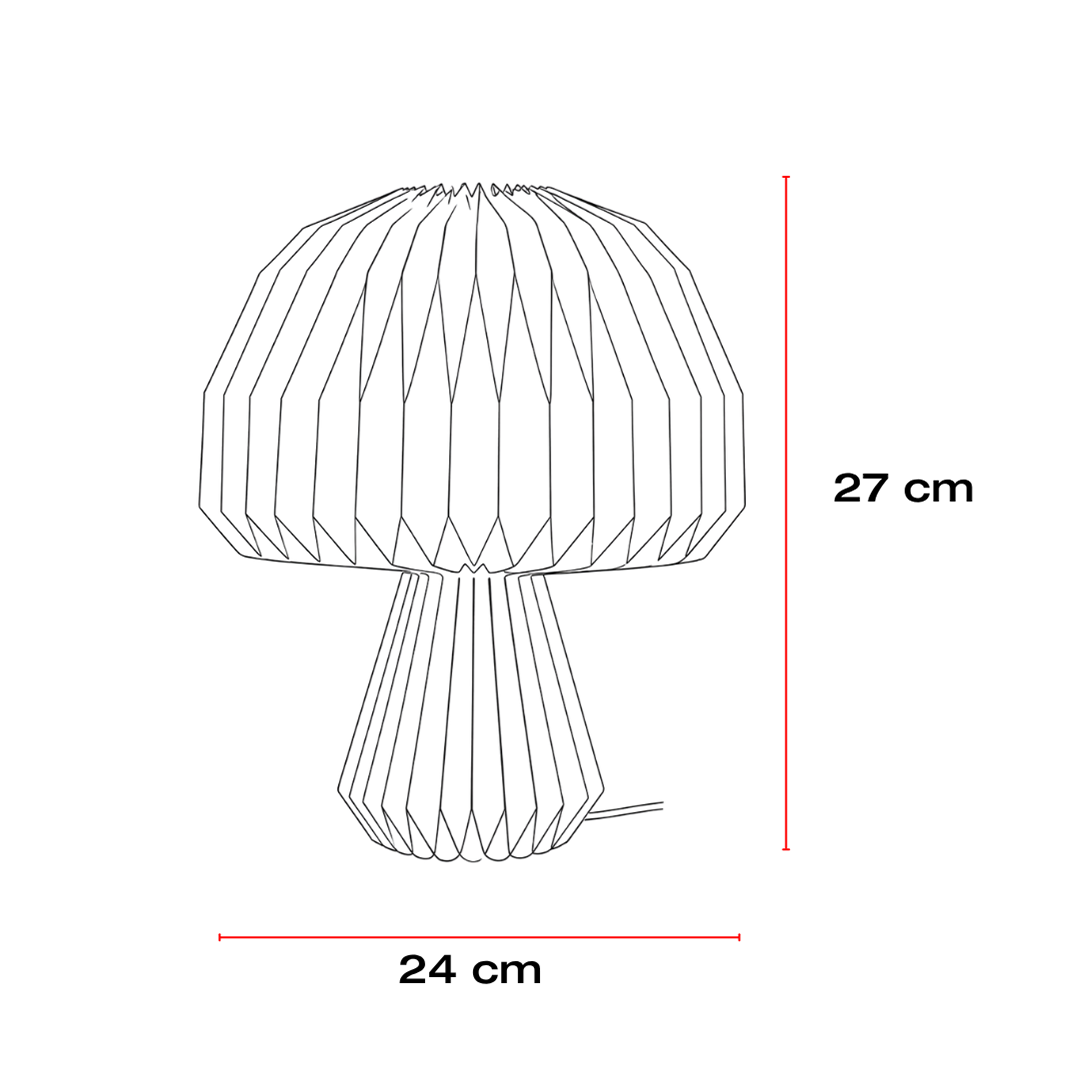 Mushroom - Origami Table Lamp