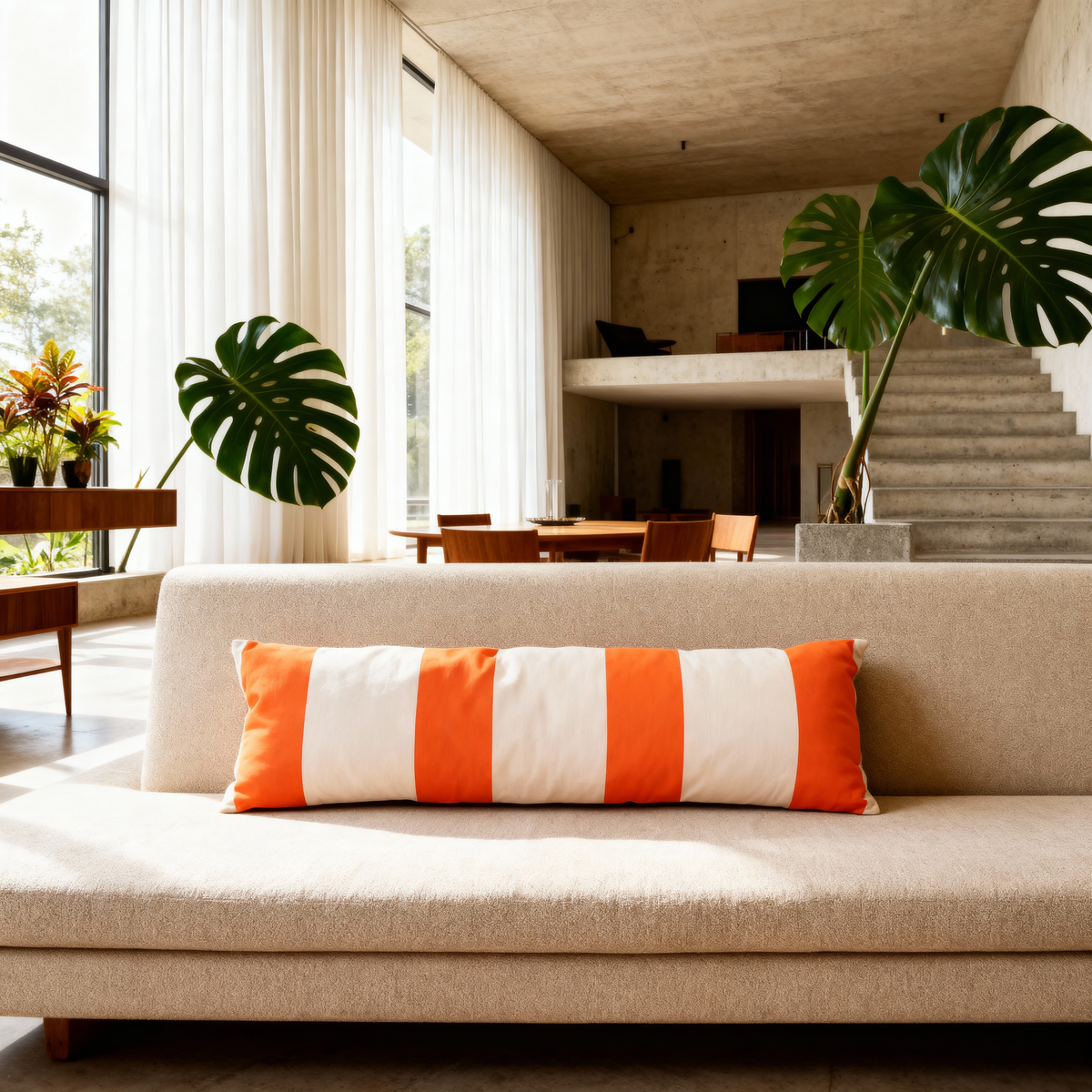 Colourways Cushion Cover - Sunset Sorbet (includes filler)