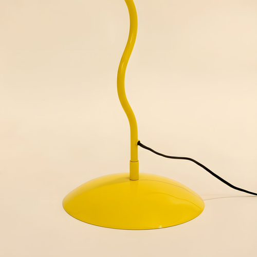 Wavy Floor Lamp - Butter Yellow