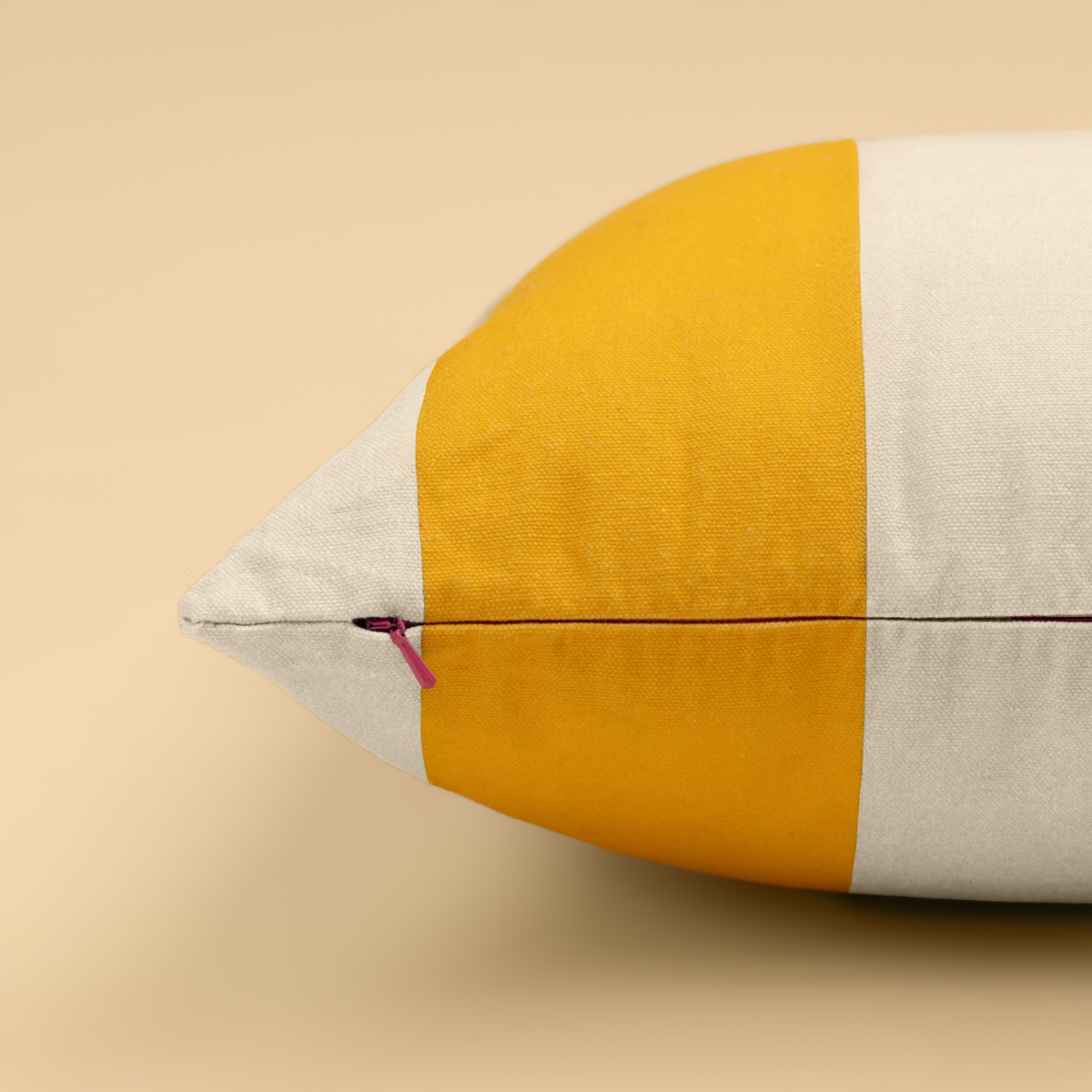 Colourways Cushion Cover - Buttercream (includes filler)