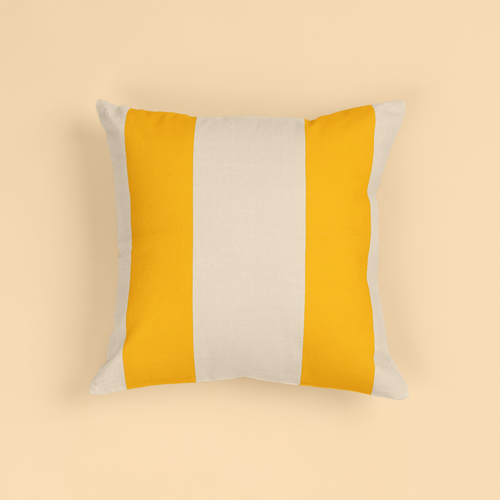 Colourways Cushion Cover - Buttercream (includes filler)