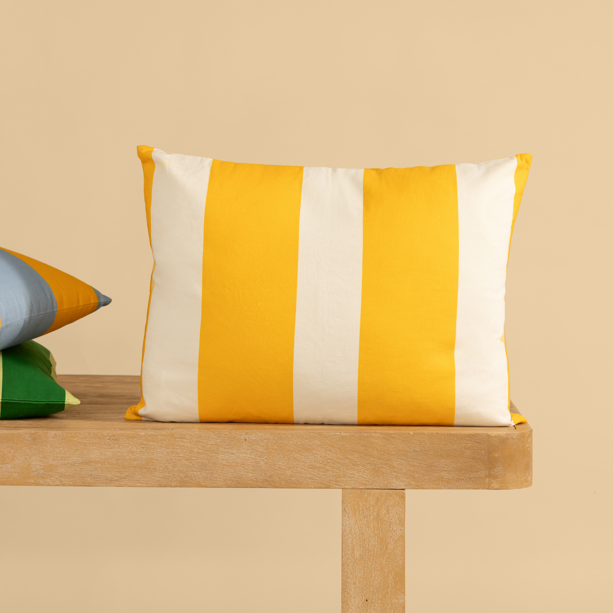 Colourways Cushion Cover - Buttercream (includes filler)