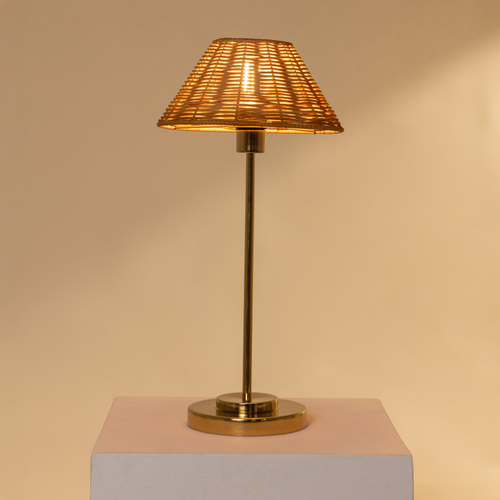 Natural Cane Table Lamp