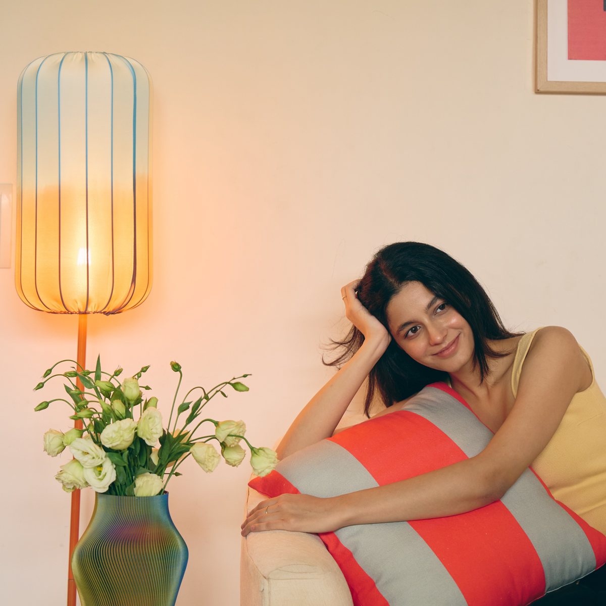 Colourways Cushion Cover - Blush Horizon (includes filler)