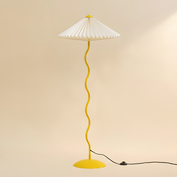 Wavy Floor Lamp - Butter Yellow