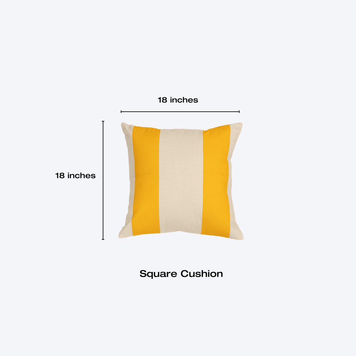 Colourways Cushion Cover - Buttercream (includes filler)