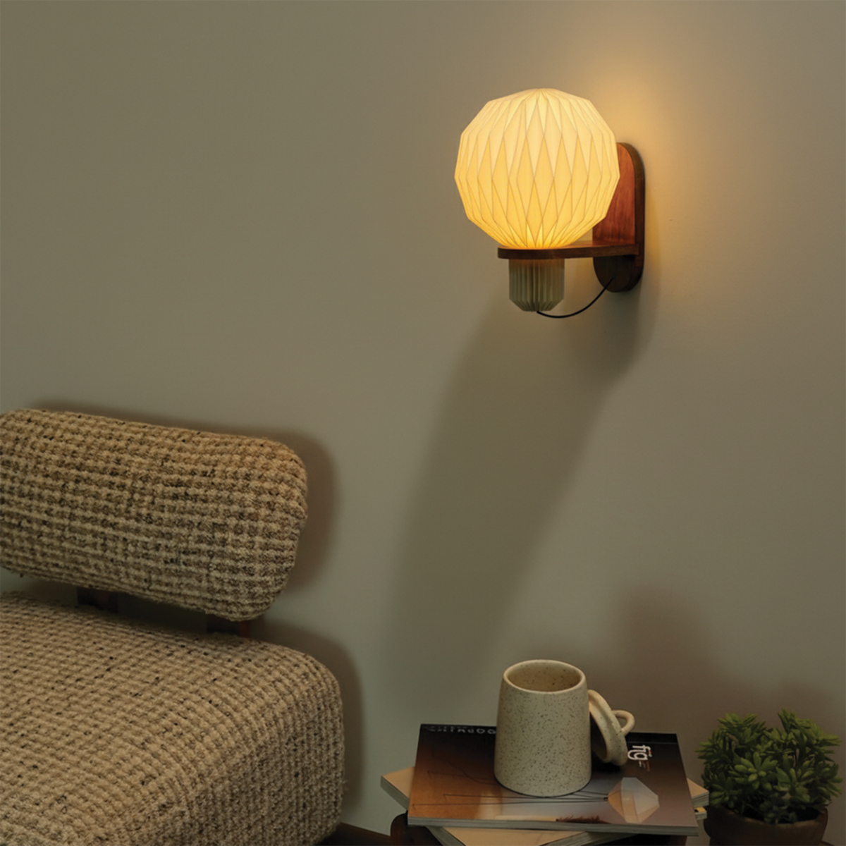 Aura Pleat Sconce Wall Lamp