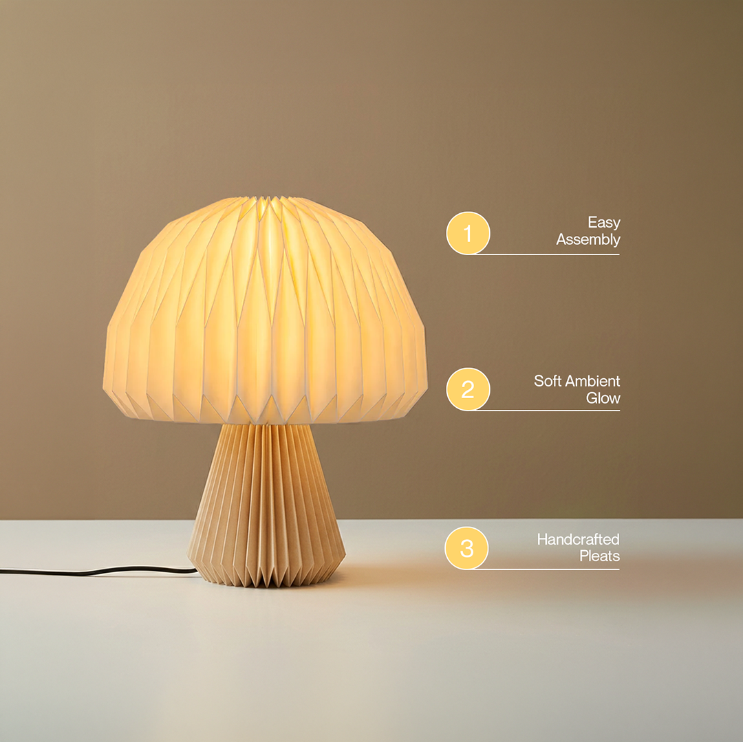 Mushroom - Origami Table Lamp