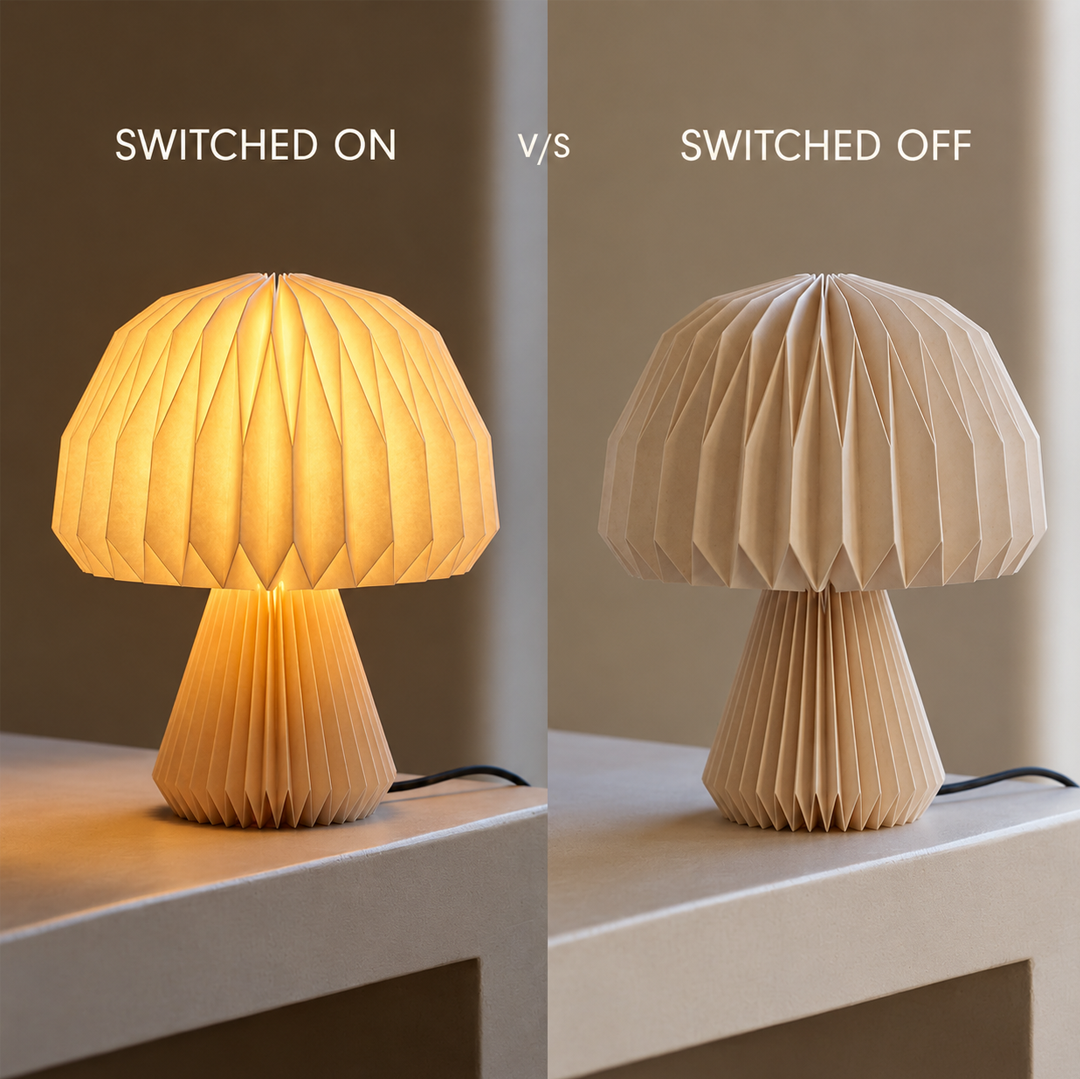 Mushroom - Origami Table Lamp