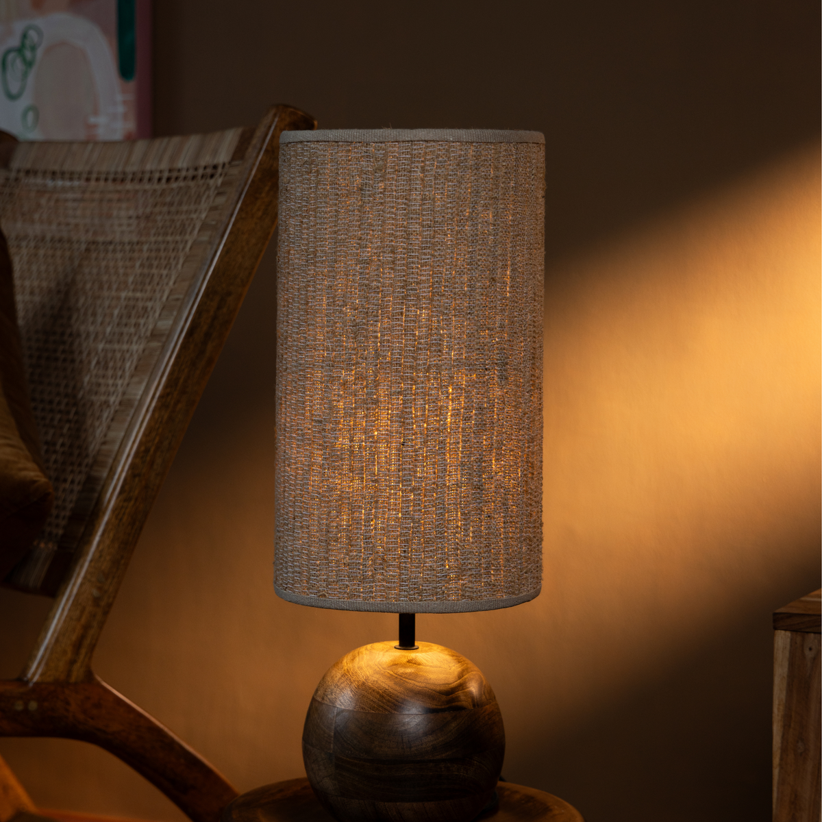 Jute Weave Table Lamp