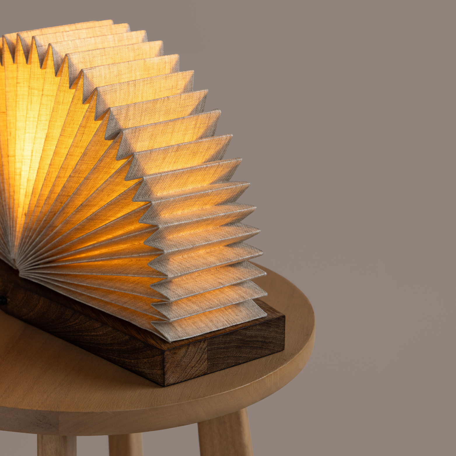 Linen Book Table Lamp