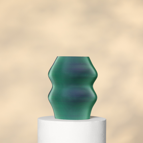 Stylish 3D vase – handcrafted modern 3D printed flower vase for table décor