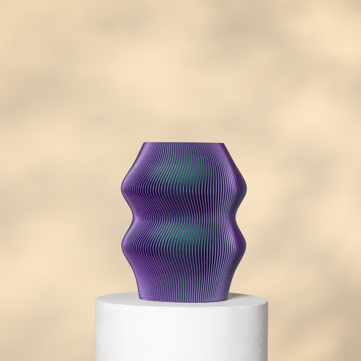 Unique 3D print flower vase – sculpted decorative vase for home décor
