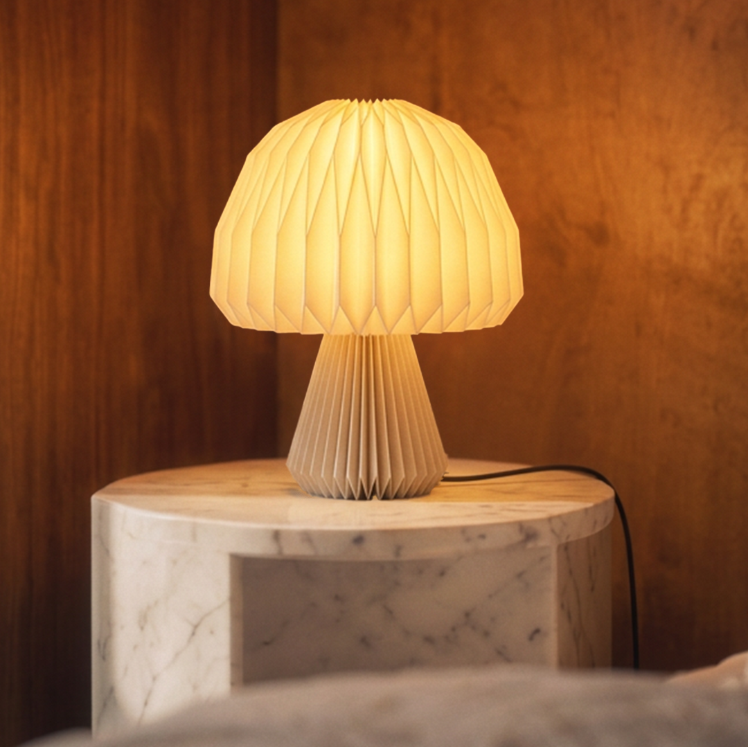 Mushroom - Origami Table Lamp