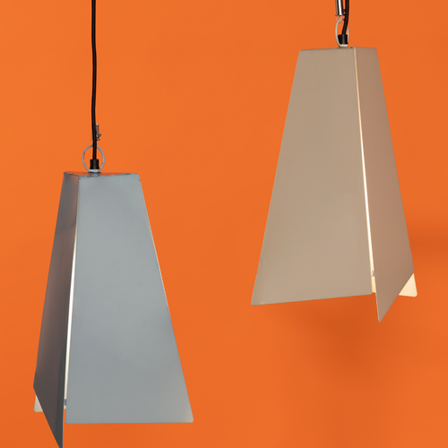 Fold Delta Pendant Lamp - Ash Grey