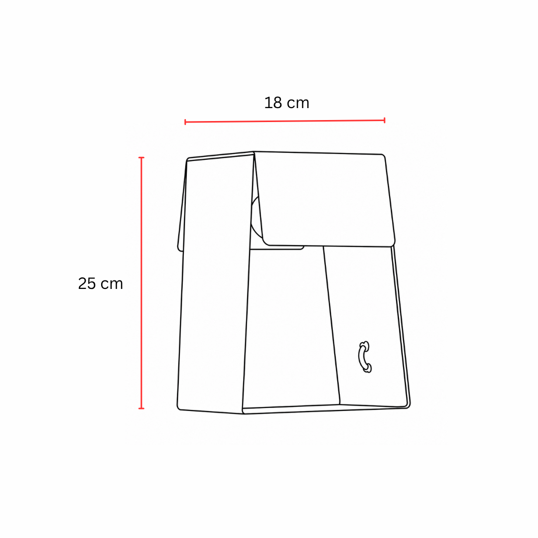 Fold Trapezium Table Lamp - Beige