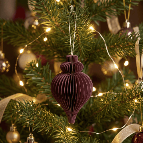 Christmas Ornaments - Festive Red - Pack of 3