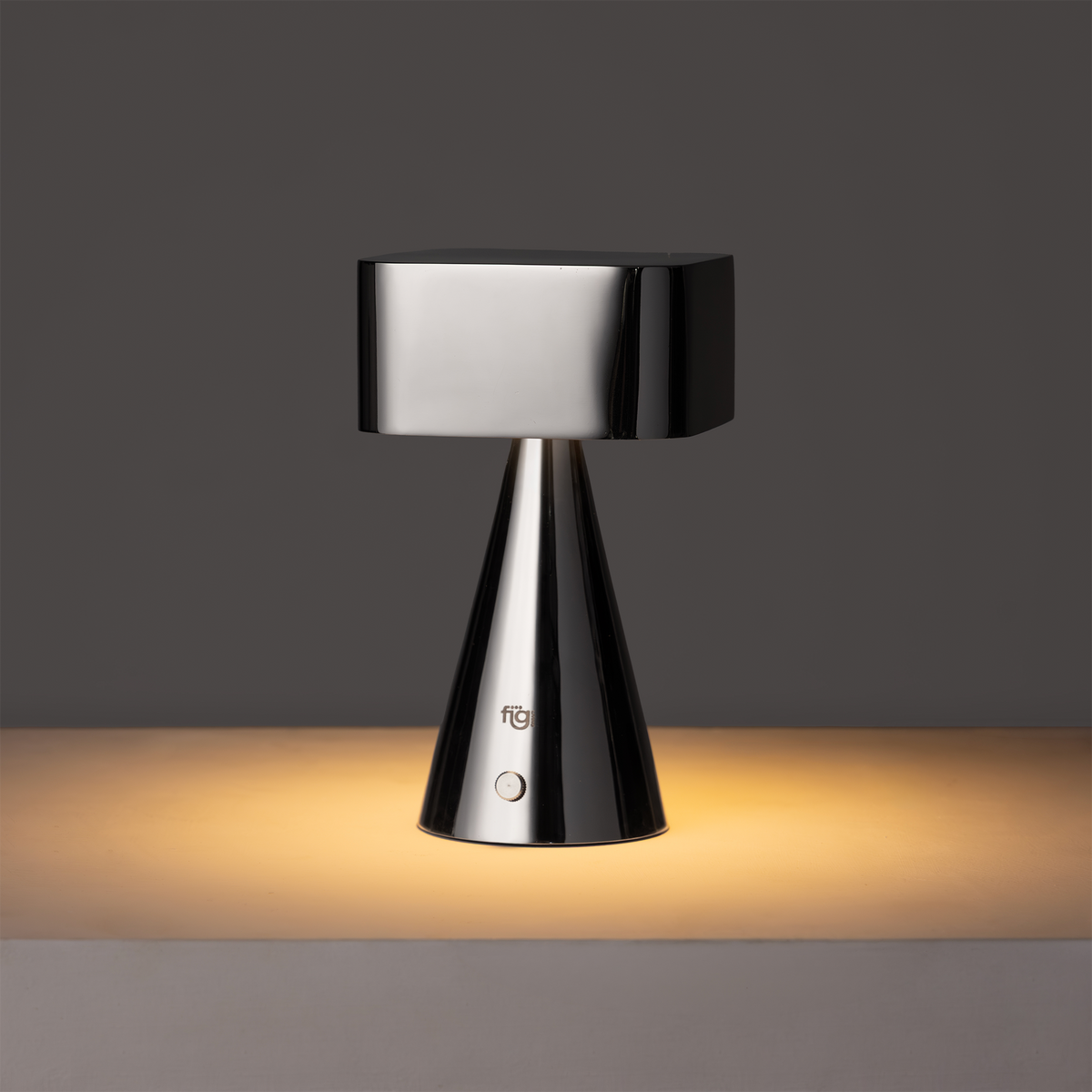 Chrome Portable Lamp Titanium
