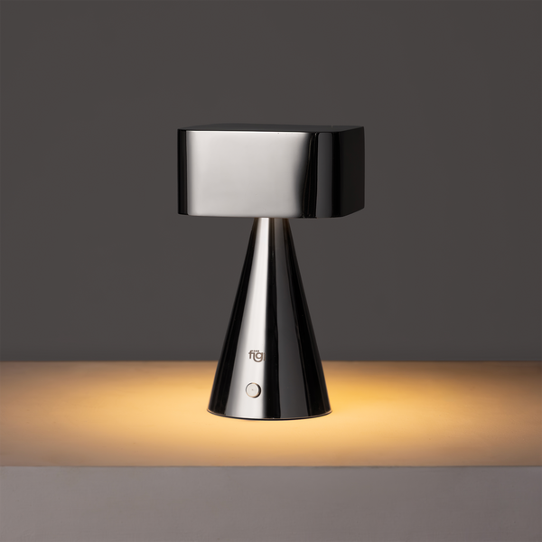 Chrome Portable Lamp Titanium