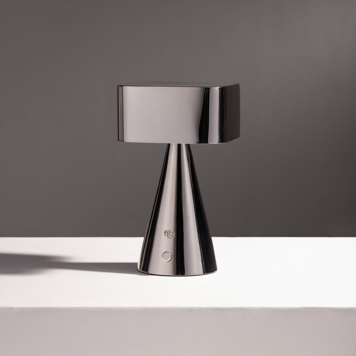Chrome Portable Lamp Titanium