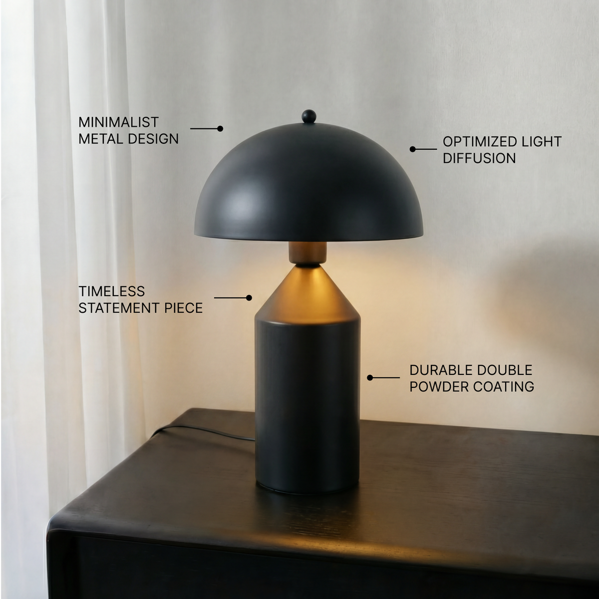 Cone Pagen Table Lamp