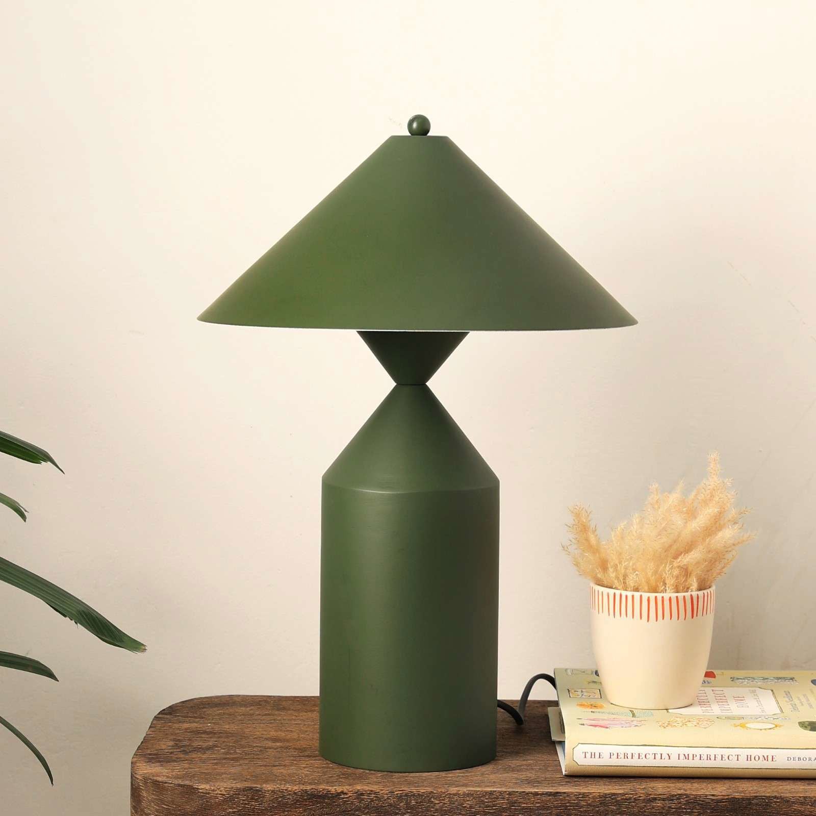 Cone Casa - Table Lamp - Modern Scandinavian Design, Premium Metallic Finish desk lamp, Easy Installation - FIG Living - Cone Casa - Table Lamp - Modern Scandinavian Design, Premium Metallic Finish desk lamp, Easy Installation - FIG Living