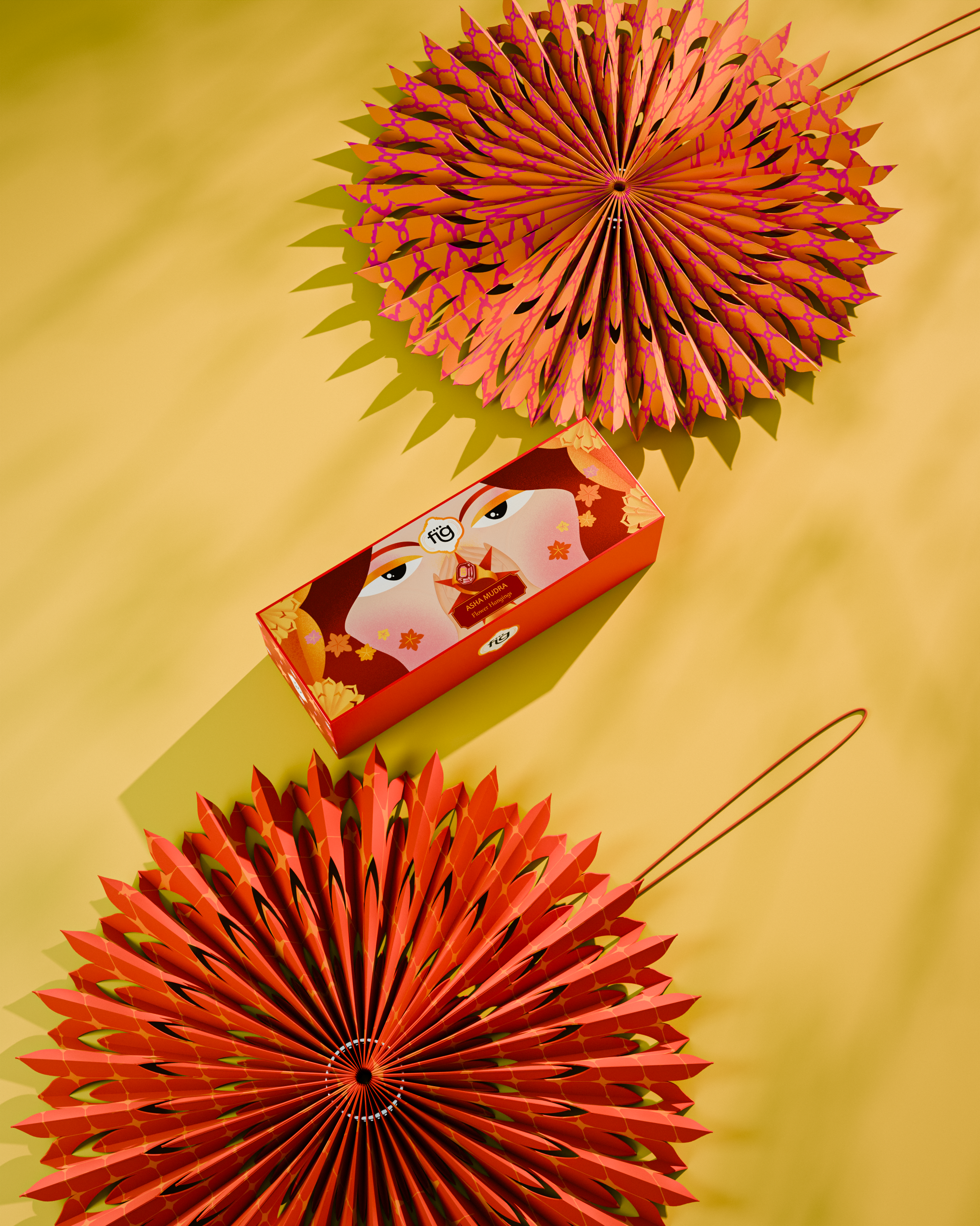 Asha Mudra - Flower Hangings