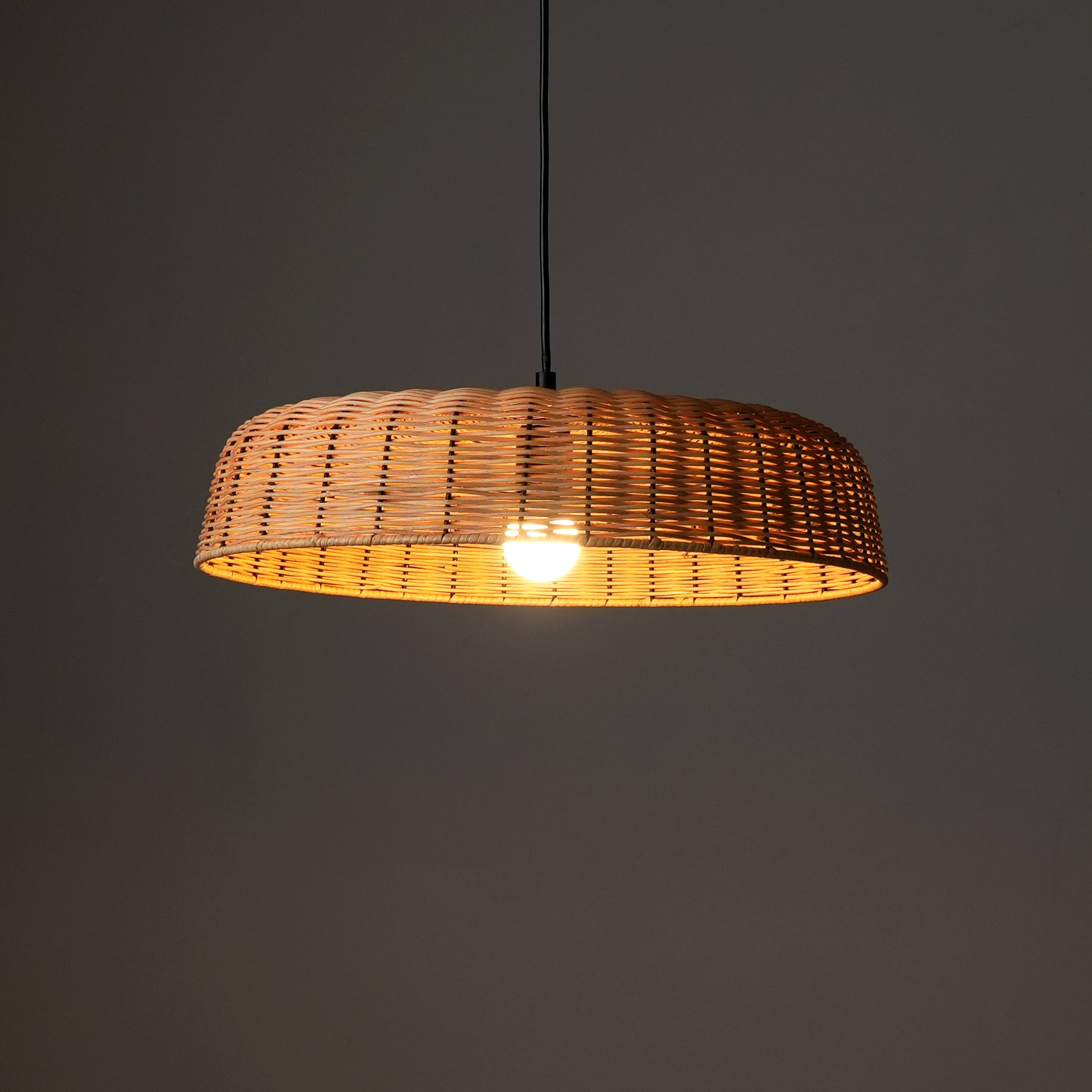 Natural Opulence Cane Pendant Lamp