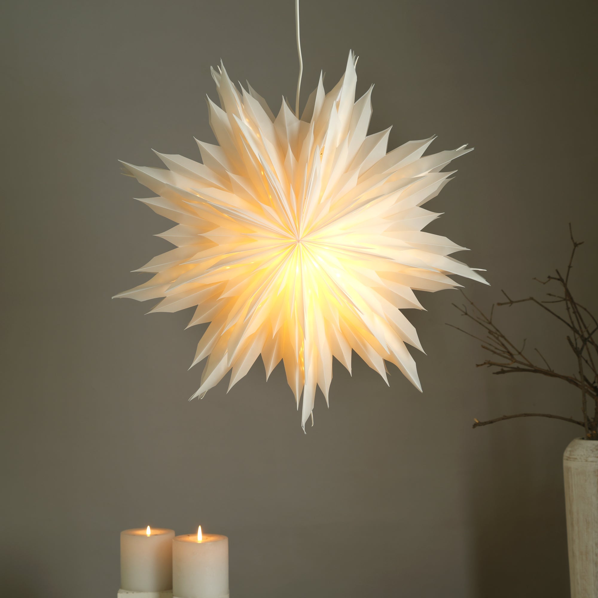 Snowflake Flower Festive Light - Christmas Decor Hanging