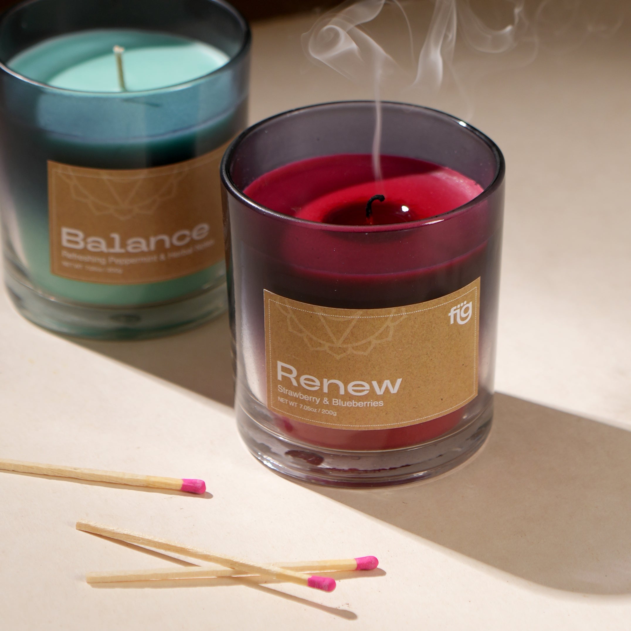 Renew Berries Vegan Scented Candle - Palm Wax Scented