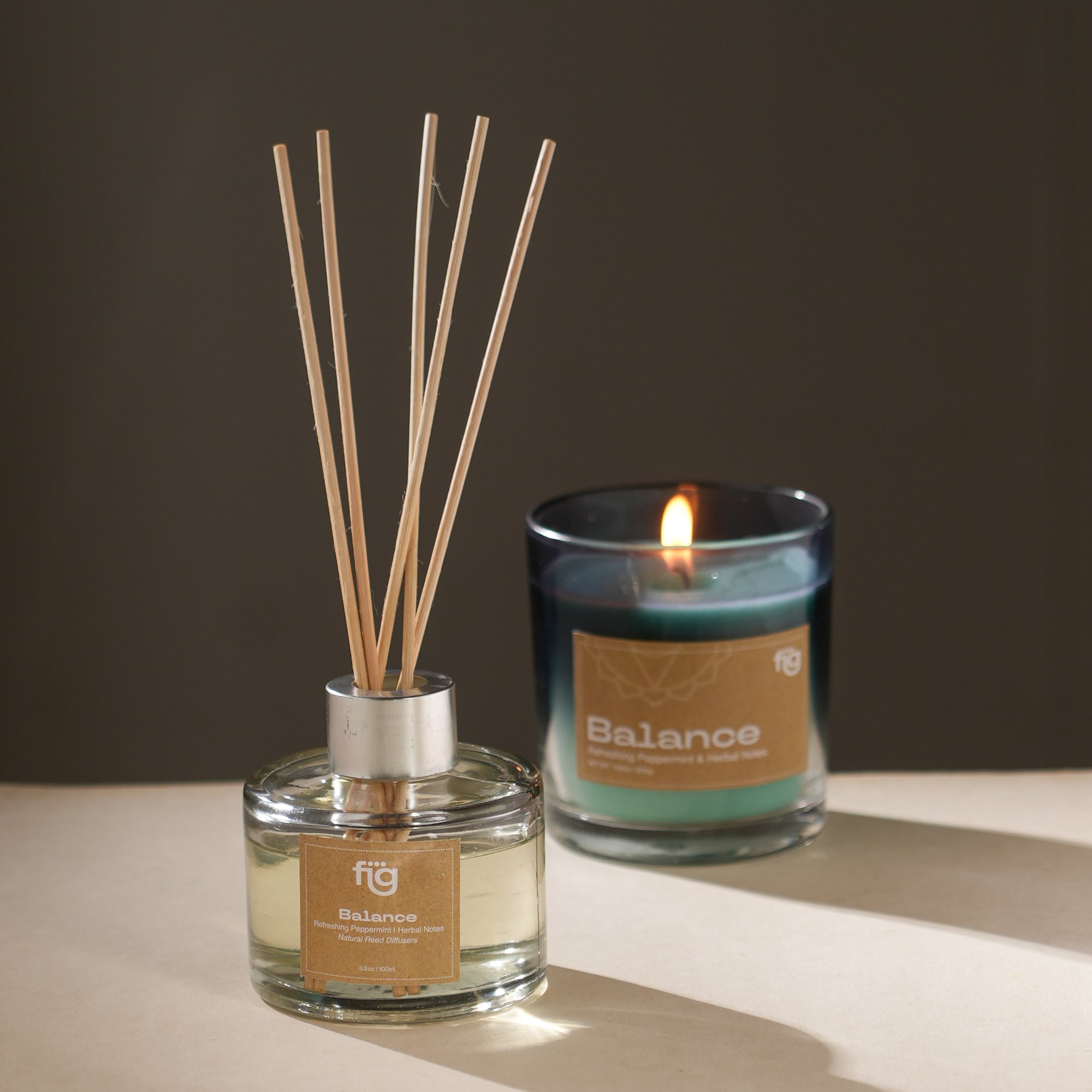 wax scented candles, reed diffuser and room freshener for good fragnance
