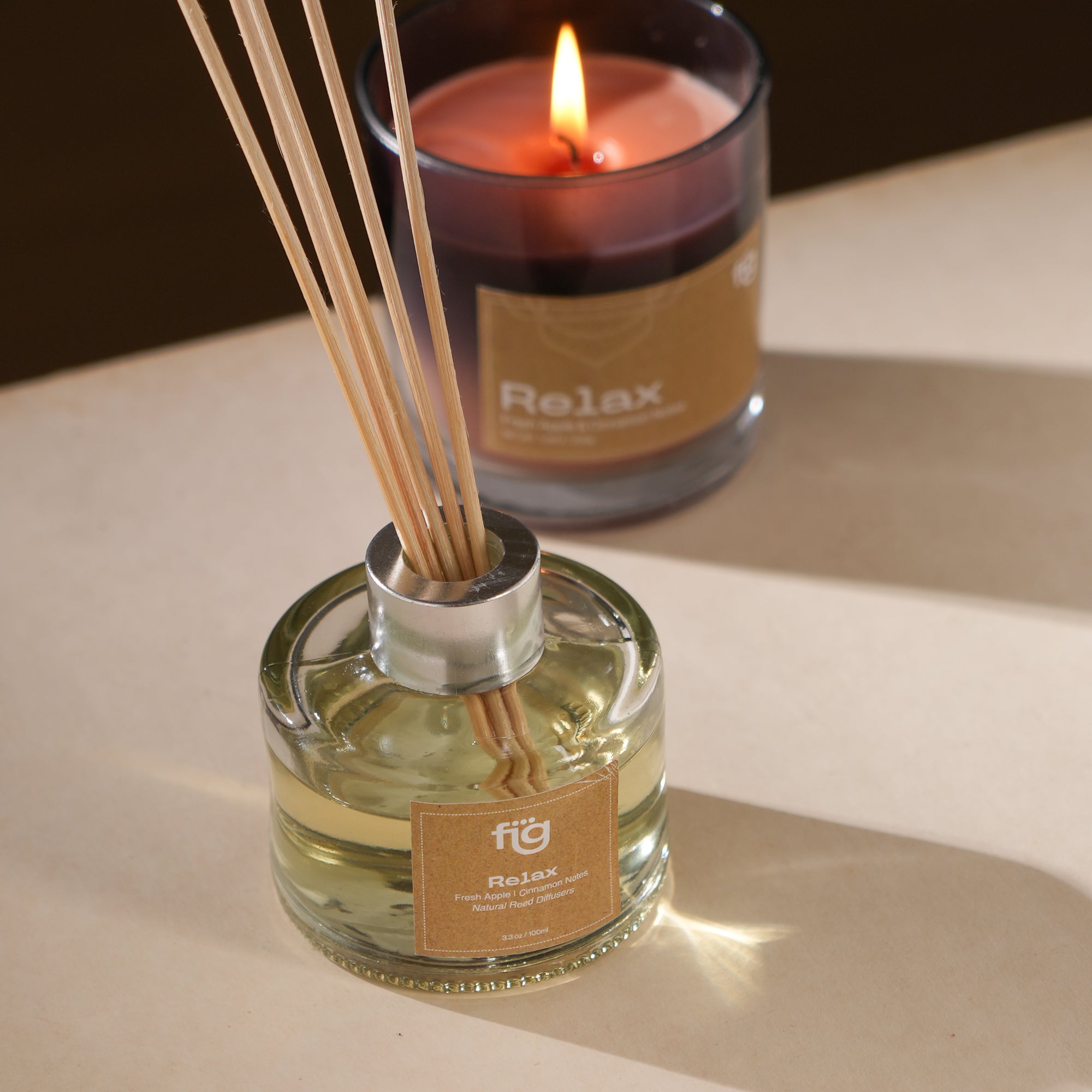 Relax Apple and Cinamon Reed Diffusor - IFRA standard perfumes