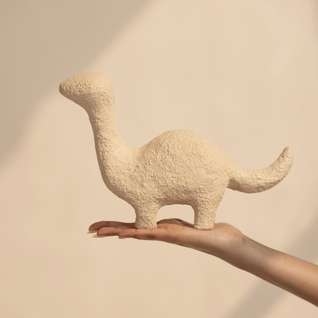 prehistoric dinosaur figurine shelf decor
