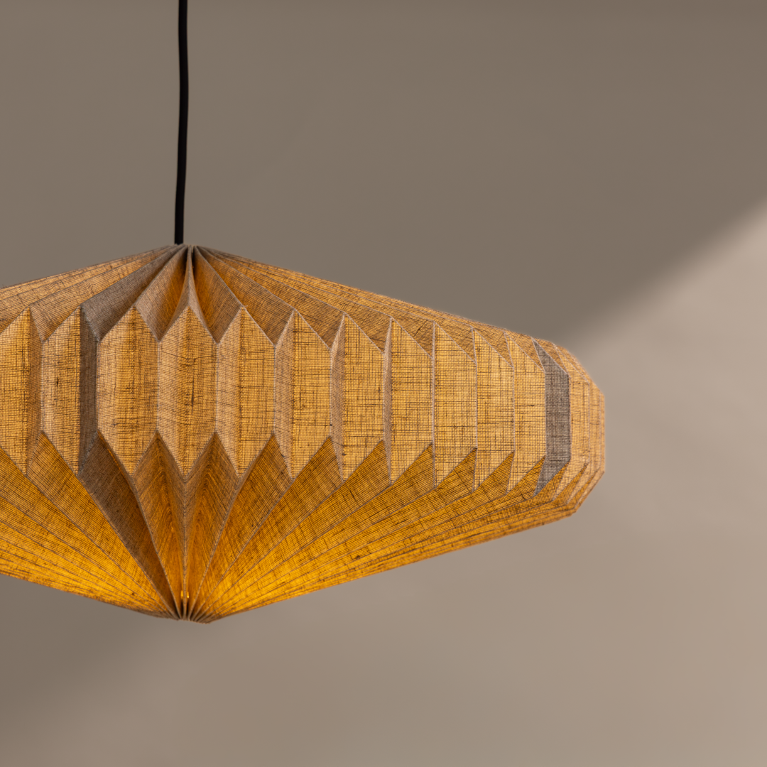 Oblong 2 - Linen Pendant Lamp