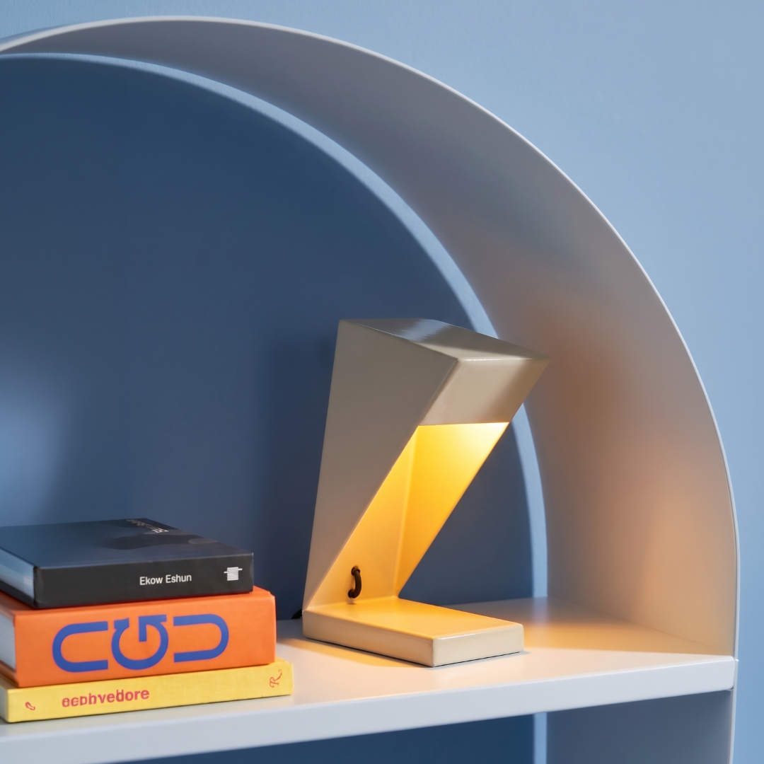 Fold Axis Table Lamp - Beige