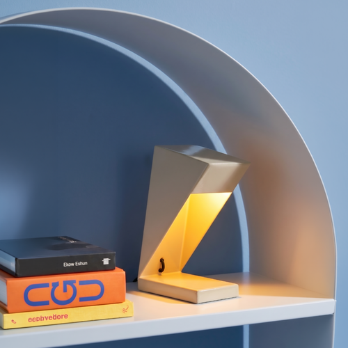 Fold Axis Table Lamp - Beige