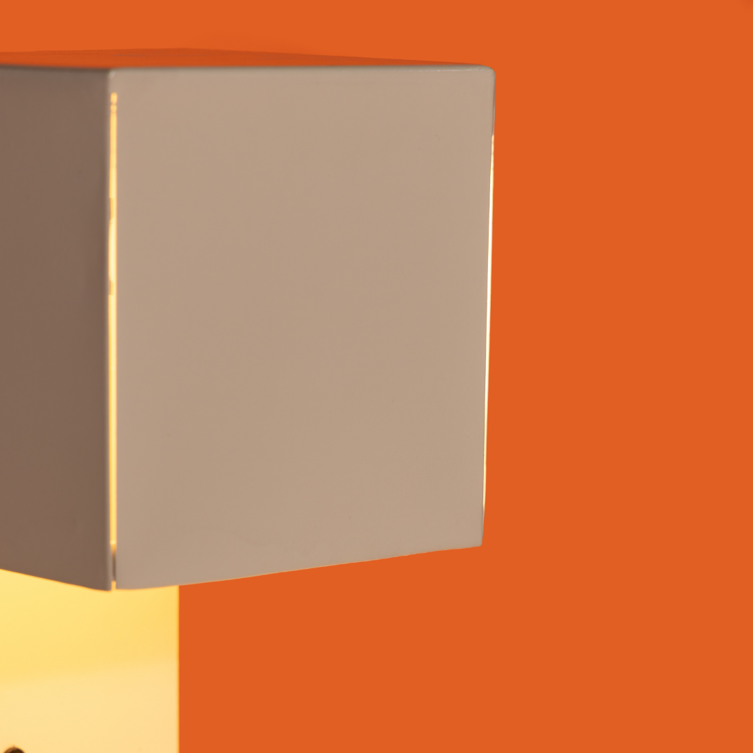 Fold Cube Table Lamp - Beige
