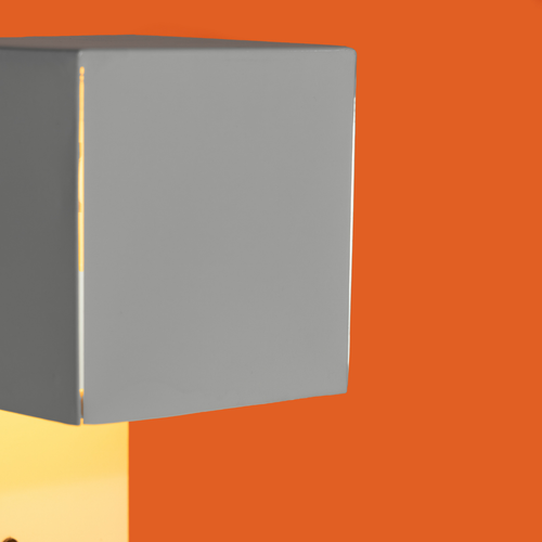 Fold Cube Table Lamp - Ivory