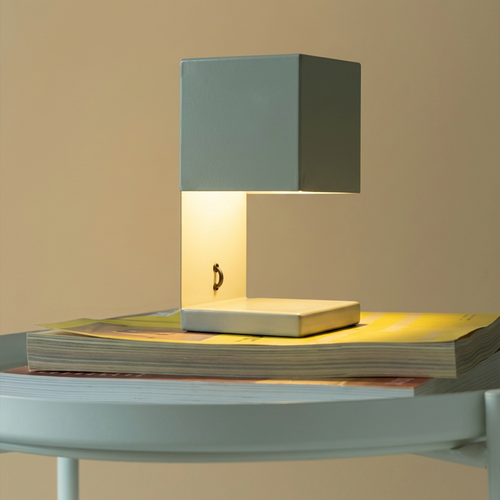 Fold Cube Table Lamp - Ivory