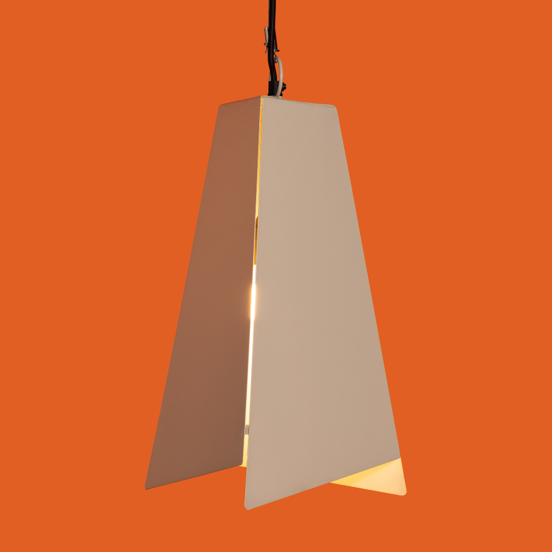 Fold Delta Pendant Lamp - Beige